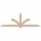 Ekena Millwork Redmond Smooth Timber Gable Bracket, Douglas Fir, 108"W x 36"H x 1 1/2"D x 5 1/2"F, 8/12 Pitch GBW108X36X0206RED00SDF - alternate 1